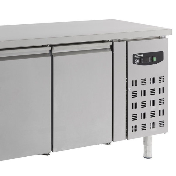 Koelwerkbank | 386L | 3 Deuren | +2°C/+8°C | Geforceerd | 1798x600x860(h)mm