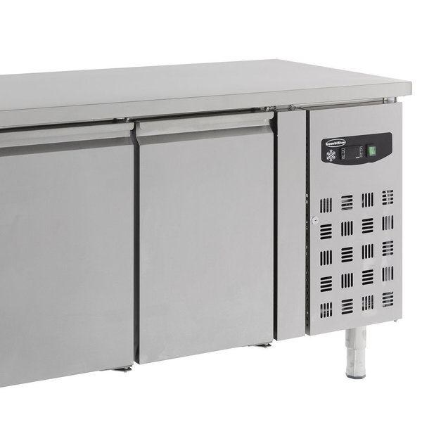 Koelwerkbank | 417L | 3 Deuren (1/1 GN) | +2°C/+8°C | Geforceerd | 1795x700x850(h)mm