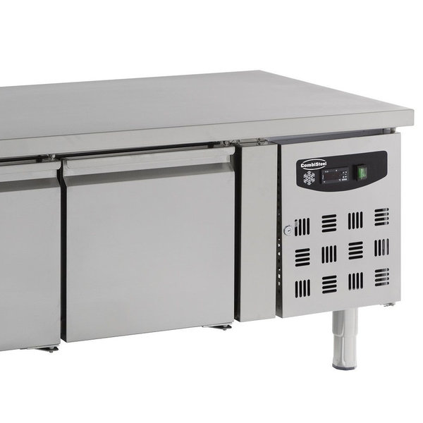 Koelwerkbank | Laag Model | 300L | 3 Deuren (1/1 GN) | +2°C/+8°C | Geforceerd | 0.34kW | 1795x700x650(h)mm