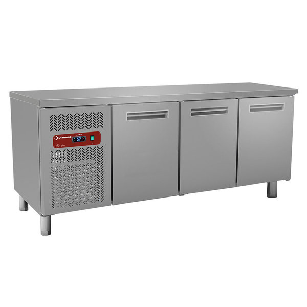 Koelwerkbank | 395L | 3 Deuren | 0°C/+8°C | Geventileerd | 0.36kW | 2000x600x880/900(h)mm