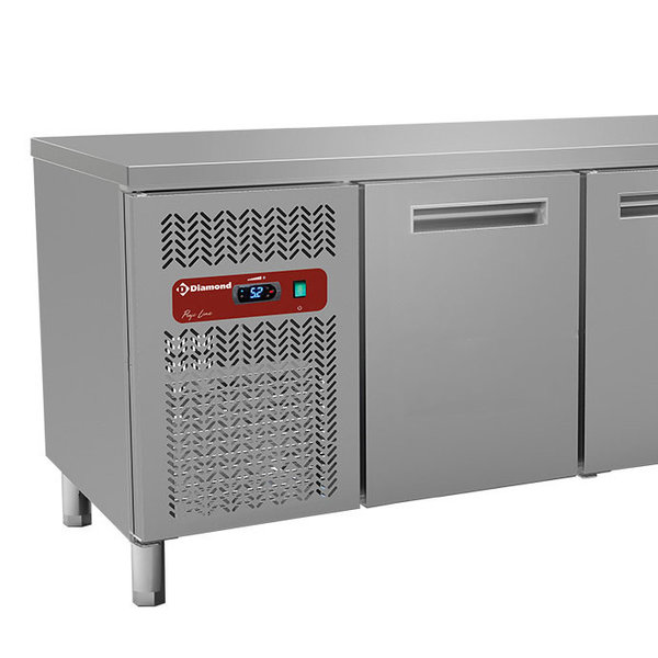 Koelwerkbank | 395L | 3 Deuren | 0°C/+8°C | Geventileerd | 0.36kW | 2000x600x880/900(h)mm