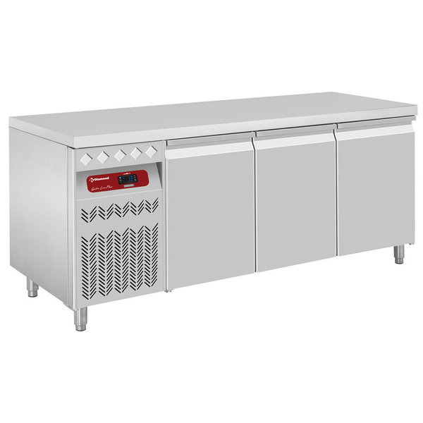 Koelwerkbank | 405L | 3 Deuren (1/1 GN) | -2°C/+8°C | Statisch/Geventileerd | 0.25kW | 1795x700x866/960(h)mm