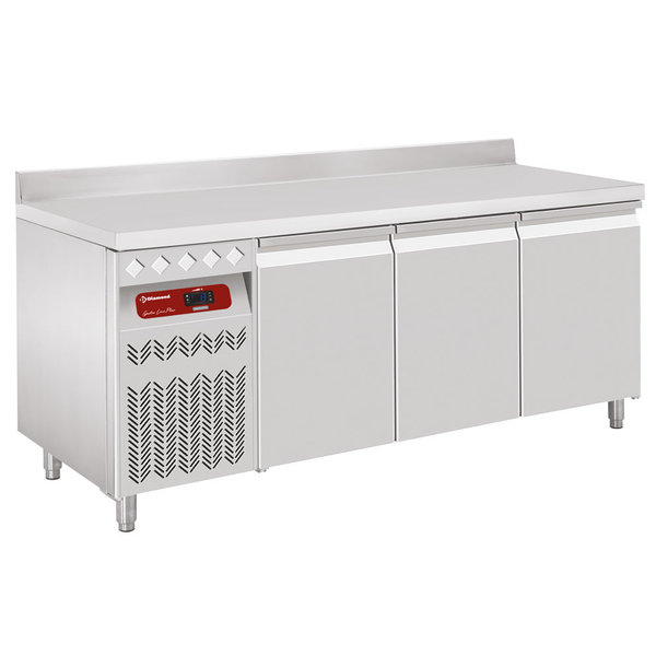 Koelwerkbank | 405L | 3 Deuren (1/1 GN) | -2°C/+8°C | Statisch/Geventileerd | 0.25kW | Achteropstand | 1795x700x866/960(h)mm