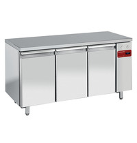 Diamond Koelwerkbank | 550L | 3 Deuren (EN600x400) | Voor Externe Koelunit | 1820x800x880/900(h)mm