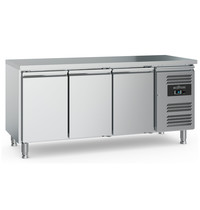 Ecofrost Koelwerkbank | 417L | 3 Deuren (1/1 GN) | +2°C/+8°C | Geforceerd | 1795x700x850(h)mm 