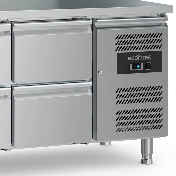 Koelwerkbank | 417L | 6 Laden | +2°C/+8°C | Geforceerd | 1795x700x850(h)mm