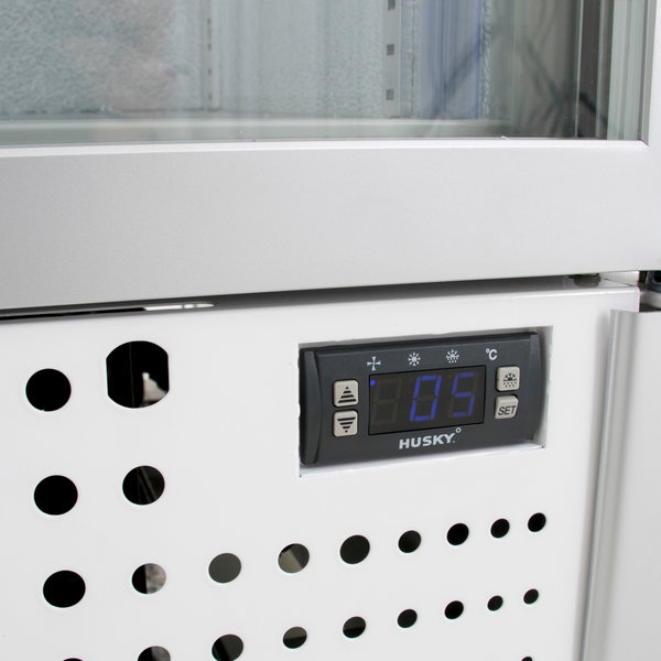 Koelkast | 410L | Wit/RVS | 0°C/+10°C | Geforceerd | 650x720x1990(h)mm