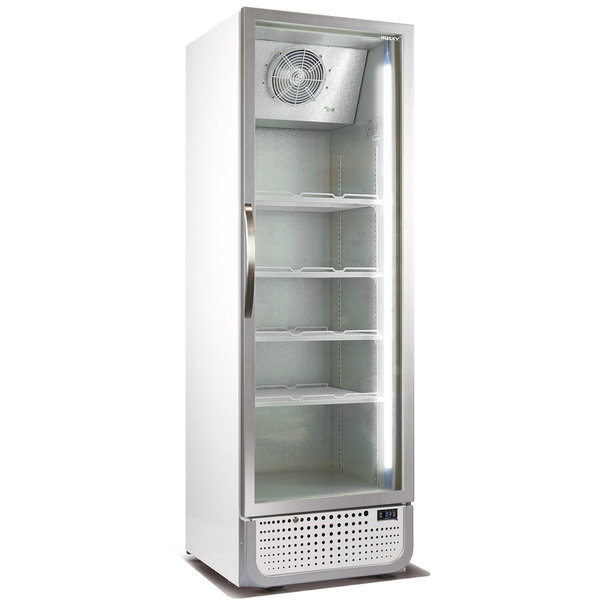 Koelkast | 410L | Wit/RVS | 0°C/+10°C | Geforceerd | 650x720x1990(h)mm