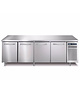 Afinox Bakkerij Koelwerkbank | SPRING | 770L | 4 Deuren (EN600x400) | -2°C/+7°C | Geforceerd | 0.25kW | 2560x800x850(h)mm 