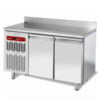 Diamond Koelwerkbank | GASTRO LINE | Energiezuinig | 260L | 2 Deuren (1/1 GN) | -2°C/+8°C | Geforceerd | Achteropstand | 1355x700x880/985(h)mm