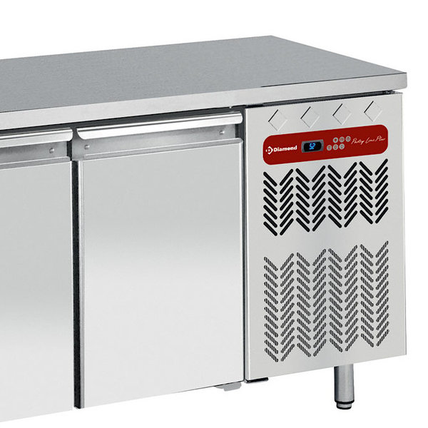 Bakkerij Koelwerkbank | PastryLine | Energiezuinig | 360L | 2 Deuren (EN600x400) | -2°C/+8°C | Geforceerd | 1505x800x880/900(h)mm