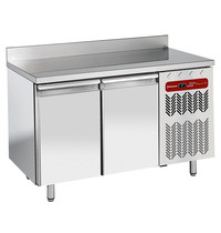 Diamond Koelwerkbank | Energiezuinig | 345L | 2 Deuren (EN600x400) | -2°C/+8°C | Geforceerd | 0.36kW | Achteropstand | 1505x800x880/1000(h)mm