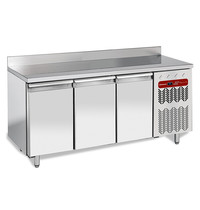 Diamond Koelwerkbank | Energiezuinig | 550L | 3 Deuren (EN600x400) | -2°C/+8°C | Geforceerd | 0.36kW | Achteropstand | 2030x800x880/1000(h)mm