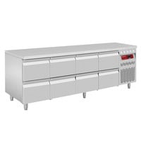 Diamond Koelwerkbank | 550L | 8 Laden (1/1 GN) | -2°C/+8°C | Geventileerd | 0.38kW | 2260x700x866/960(h)mm