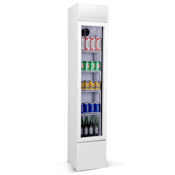 Drankenkoeling | Smal Model | 105L | Wit | +2°C/+10°C | Statisch + Ventilator | 360x422x1880(h)mm