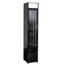 CombiSteel Drankenkoeling | Smal Model | 105L | Zwart | +2°C/+10°C | Statisch + Ventilator | 360x422x1880(h)mm 
