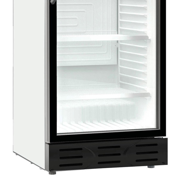 Drankenkoeling | 382L | Wit/Zwart | +4°C/+10°C | Statisch + Ventilator | 595x650x1850(h)mm