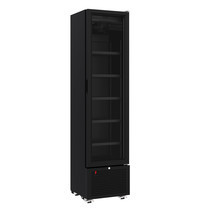 CombiSteel Drankenkoeling | 221L | Zwart | +4°C/+10°C | Statisch + Ventilator | Wielen | 450x497x1881(h)mm