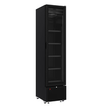 CombiSteel Drankenkoeling | 348L | Zwart | +4°C/+10°C | Statisch + Ventilator | Wielen | 450x656x2024(h)mm