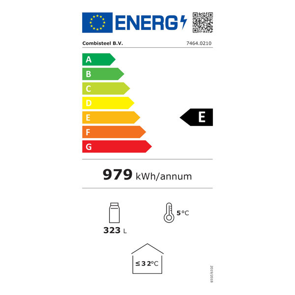Drankenkoeling | Smal Model | 348L | Zwart | +4°C/+10°C | Statisch + Ventilator | Wielen | 450x656x2024(h)mm