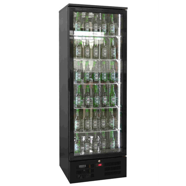 Drankenkoeling | 315L | Zwart | 0°C/+10°C | Geforceerd | 600x515x1820(h)mm