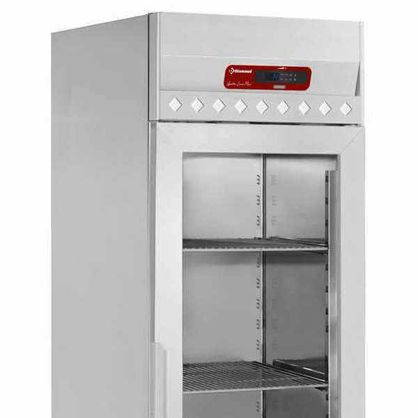 Koelkast | 700L (2/1 GN) | RVS | 0°C/+8°C | Geventileerd | 0.34kW | Wielen (Geremd) | 720x850x2070(h)mm