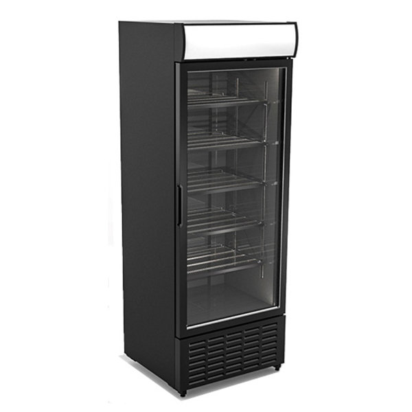 Drankenkoeling | 707L | Zwart | +1°C/+10°C | Geventileerd | 0.45kW | Wielen | 775x740x2145(h)mm