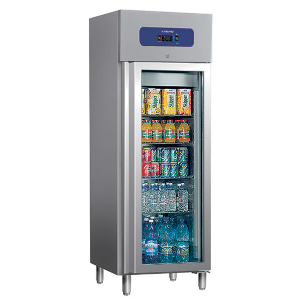 Koelkast | 400L | RVS | -2°C/+8°C | Geventileerd | 0.29kW | 600x600x1950(h)mm