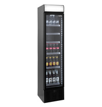 Saro Drankenkoeling | Smal Model | 135L | Zwart | 0°C/+8°C | Geventileerd | 0.12kW | 403x455x1905(h)mm