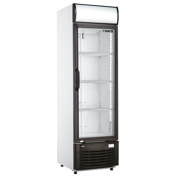 Drankenkoeling | 282L | Zwart/Wit | 0°C/+10°C | Statisch + Ventilator | Wielen | 530x590x1845(h)mm