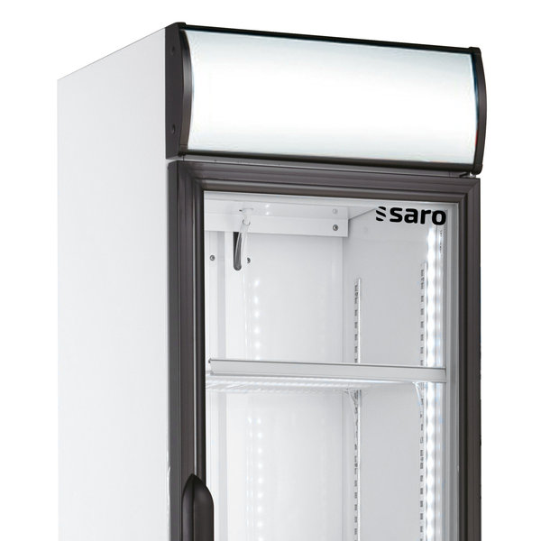 Drankenkoeling | 282L | Zwart/Wit | 0°C/+10°C | Statisch + Ventilator | Wielen | 530x590x1845(h)mm