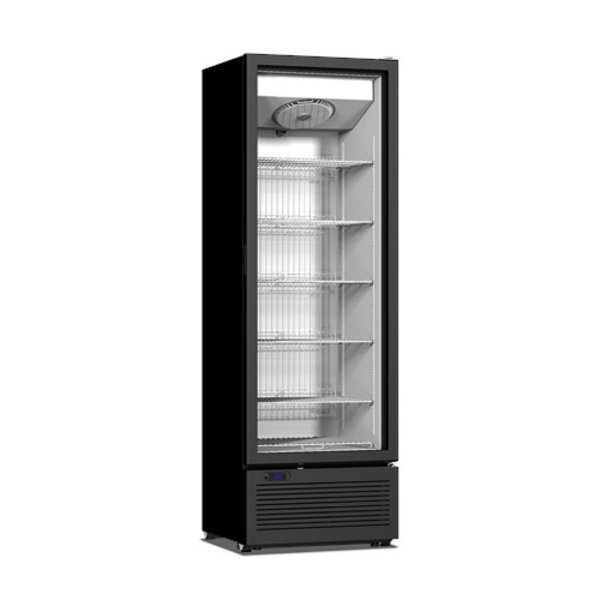 Koelkast | 500L | Zwart | +2°C/+7°C | Geventileerd | Wielen | 667x620x2080(h)mm
