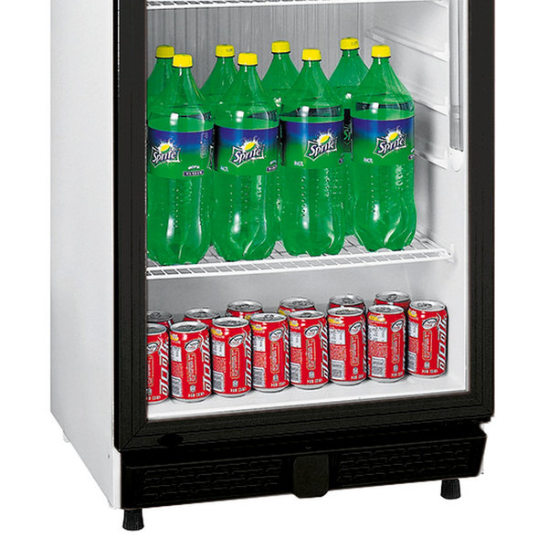 Drankenkoeling | 230L | Zwart/Wit | 0°C/+10°C | Statisch + Ventilator | Wielen | 530x635x1442(h)mm