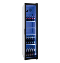 Saro Drankenkoeling | 301L | Wit/Zwart | +2°C/+8°C | Statisch + Ventilator | Wielen (Geremd) | 448x680x1900(h)mm