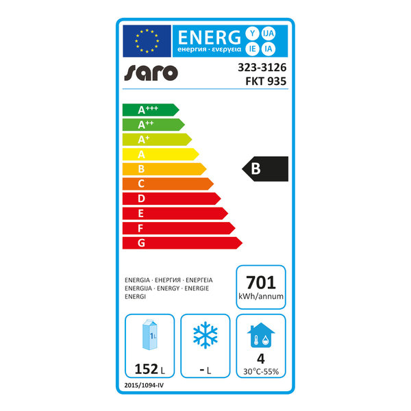 Koelkist met Werkblad | Wit | 279L | Flesopener + Opvangbak | +2°C/+8°C | Geventileerd | 2 Schuifdeksels (Dicht) | Wielen (Geremd) | 935x687x888(h)mm