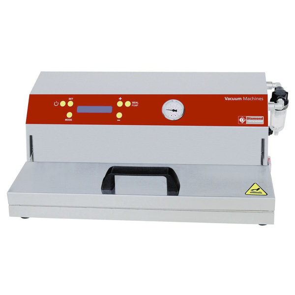 Vacuümmachine | RVS | Pomp 32L/min | Dubbele Lasnaad 430mm | 0.3kW | 510x295x180(h)mm