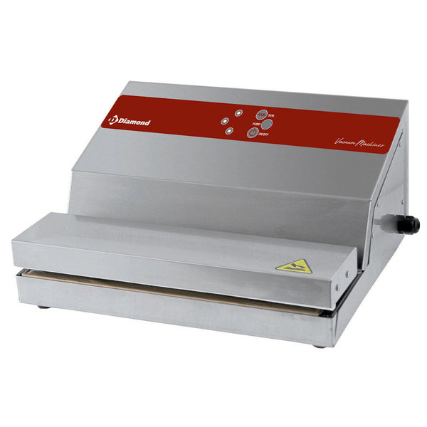 Vacuümmachine | RVS | Pomp 16L/min | Lasnaad 330mm | 0.4kW | 390x260x140(h)mm
