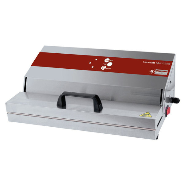 Vacuümmachine | RVS | Pomp 26L/min | Lasnaad 430mm | 0.3kW | 490x295x180(h)mm