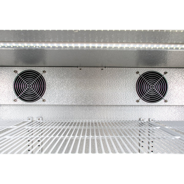 Barkoelkast | 330L | Zwart | 0°C/+10°C | Geforceerd | Schuifdeuren | 1350x520x870(h)mm