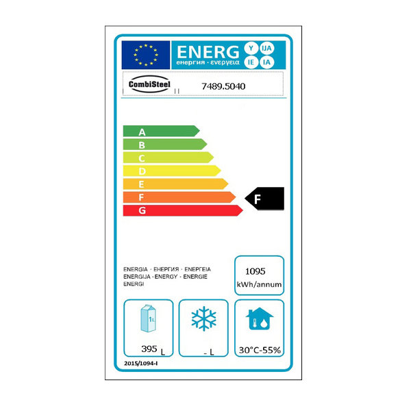 Koelkast | PRO LINE | 550L | RVS | -2°C/+8°C | Geforceerd | 700x710x2050(h)mm