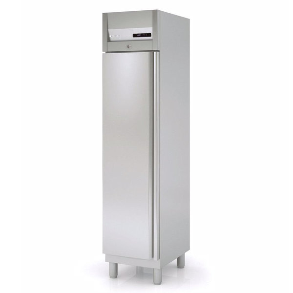 Koelkast | Smal Model | 240L (1/1 GN) | RVS | -2°C/+8°C | Geforceerd | 0.4kW | 460x665x2075(h)mm