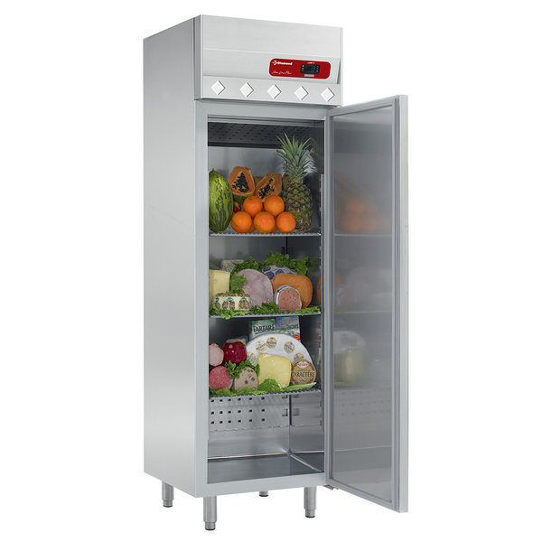 Koelkast | 400L | RVS | 0°C/+8°C | Geforceerd | 620x620x1910(h)mm