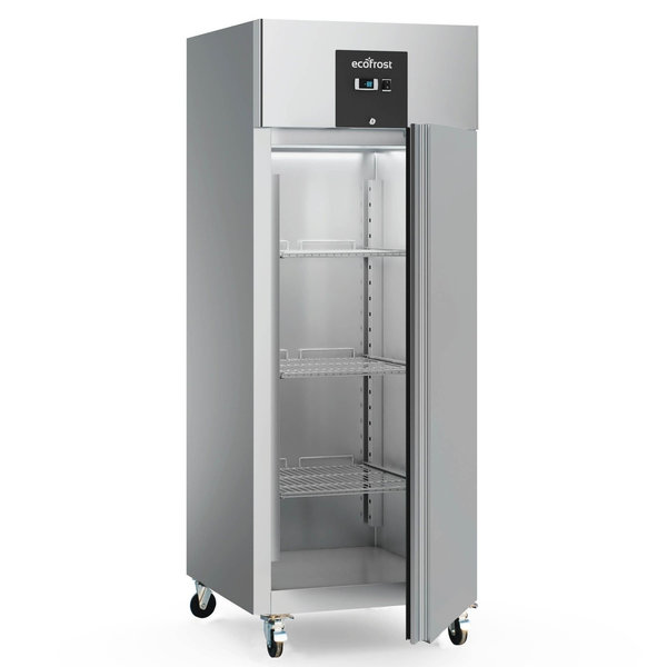 Koelkast | 650L (2/1 GN) | RVS | -2°C/+8°C | Geforceerd | Wielen (Geremd) | 740x830x2010(h)mm