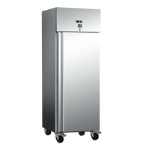 Gastro-Inox Koelkast | 600L (2/1 GN) | RVS | +2°C/+8°C | Geforceerd | Wielen (Geremd) | 680x810x2000(h)mm 