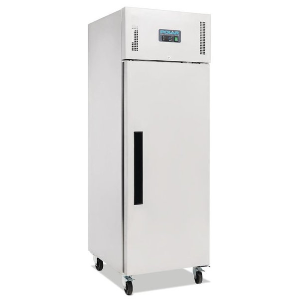 Koelkast | 600L (2/1 GN) | RVS | -2°C/+5°C | Statisch + Ventilator | Wielen (Geremd) | 680x815x2000(h)mm