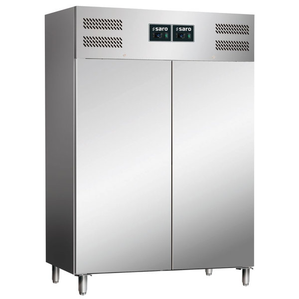 Koel-/Vrieskast | 2x 600L (2/1 GN) | RVS | -2°C/+8°C & -18°C/-22°C  | Geventileerd | 0.9kW | 2 Zones (Apart Instelbaar) | 1340x830x2010(h)mm
