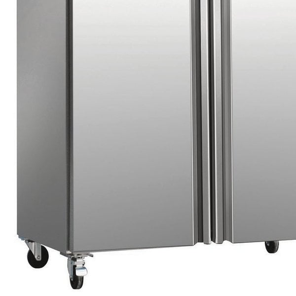 Koelkast | STANDARD LINE | 1200L (2/1 GN) | RVS | -2°C/+8°C | Statisch + Ventilator | Wielen (Geremd) | 1340x810x2010(h)mm