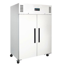 Polar Koelkast | G-SERIE | 1200L (2/1 GN) | Wit | -2°C/+5°C | Statisch + Ventilator | Wielen (Geremd) | 1340x815x2000(h)mm 