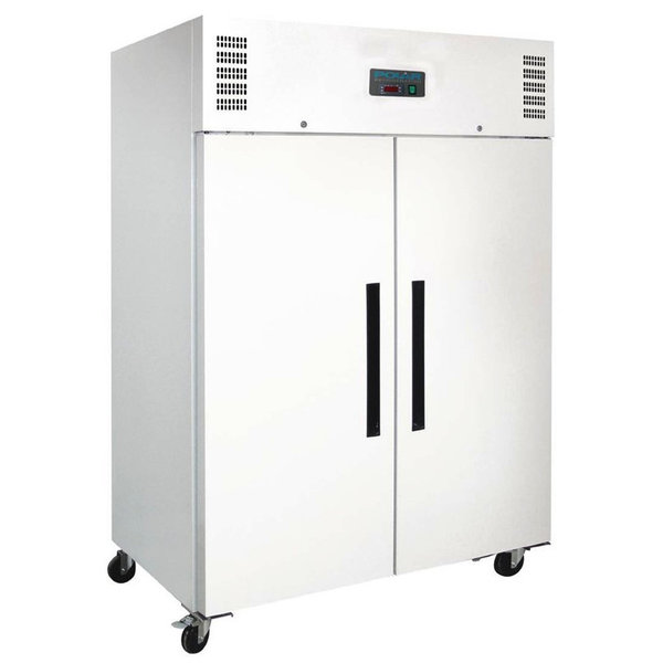 Koelkast | G-SERIE | 1200L (2/1 GN) | Wit | -2°C/+5°C | Statisch + Ventilator | Wielen (Geremd) | 1340x815x2000(h)mm