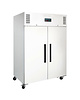 Polar Koelkast | G-SERIE | 1200L (2/1 GN) | Wit | -2°C/+5°C | Statisch + Ventilator | Wielen (Geremd) | 1340x815x2000(h)mm 